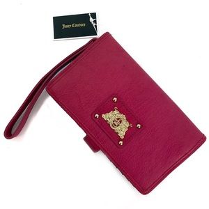 Juicy Couture Pink Wallet Phone Case